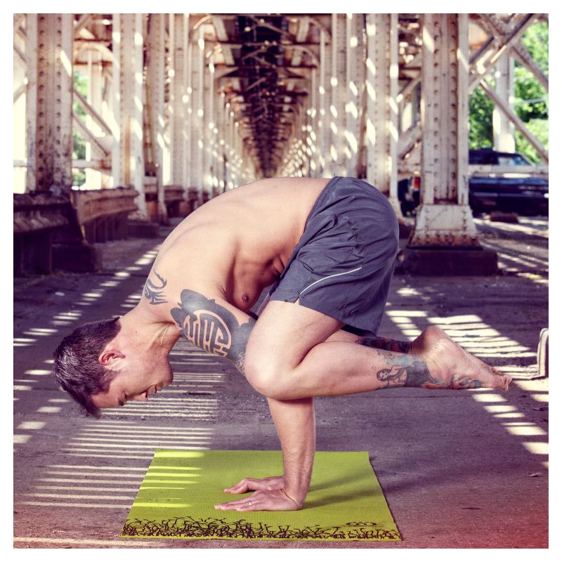 Lifeline Eco-Smart Yoga Mat - Moss/Night (4mm)