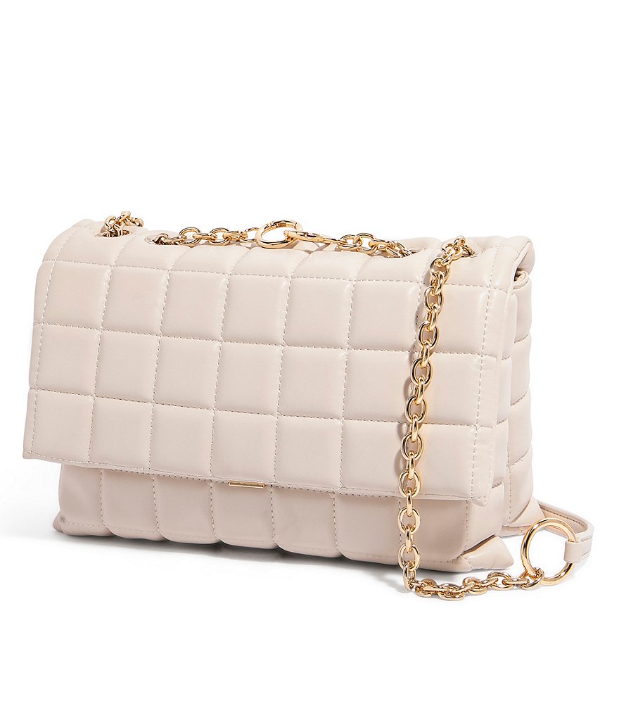 House of Want H.O.W. We Step Up Quilted Vegan Leather Shoulder Bag