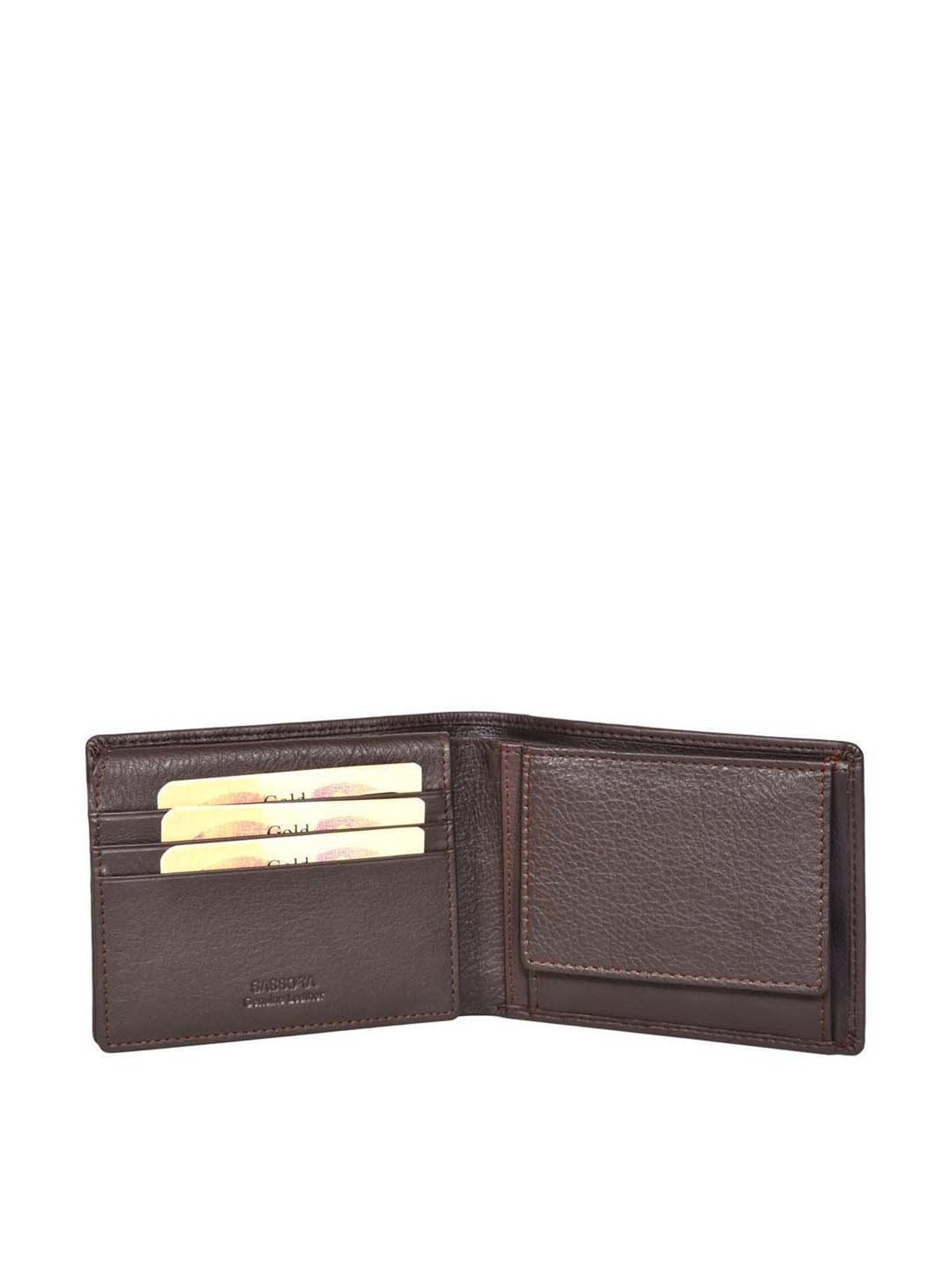 THE HOLISTIK Revival Black & Maroon Casual Leather Bi-Fold Wallet for Men