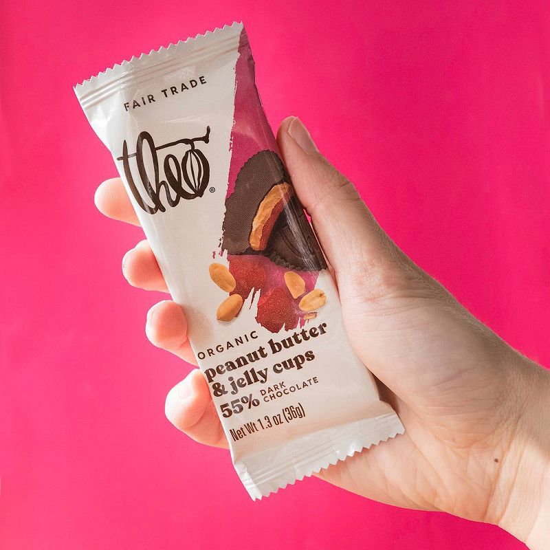 Theo Organic Peanut Butter & Jelly Cups - 1.3oz