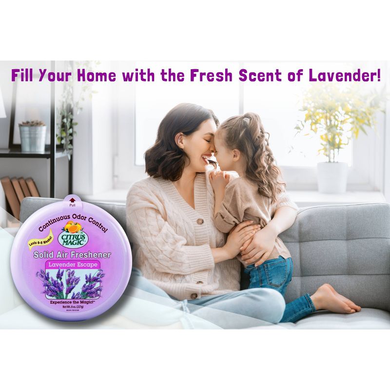 Citrus Magic Solid Air Freshener Lavender 8oz