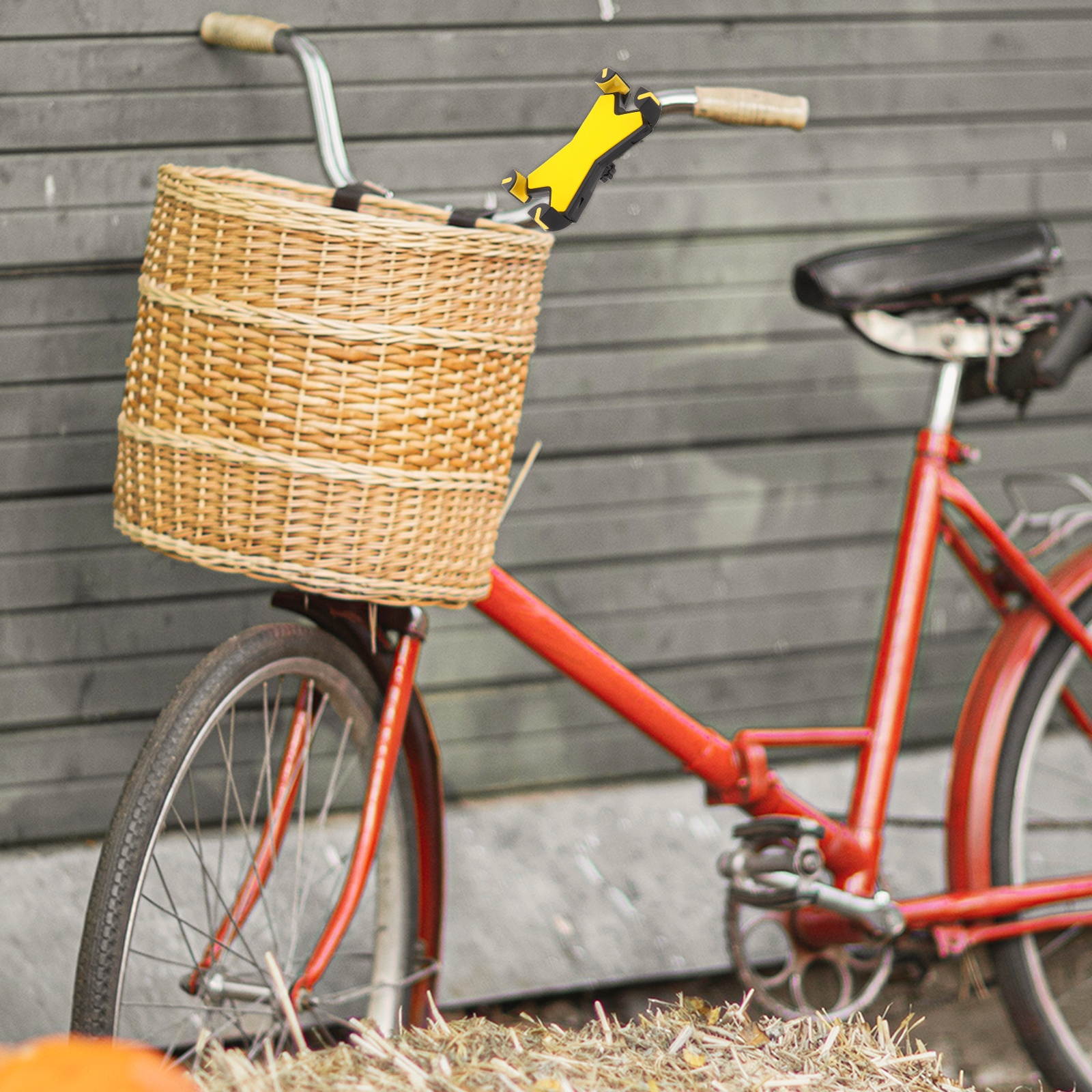 1pc Rotating Durable Bike Phone Holder Motorcycle Phone Mount For Bike Motorbike