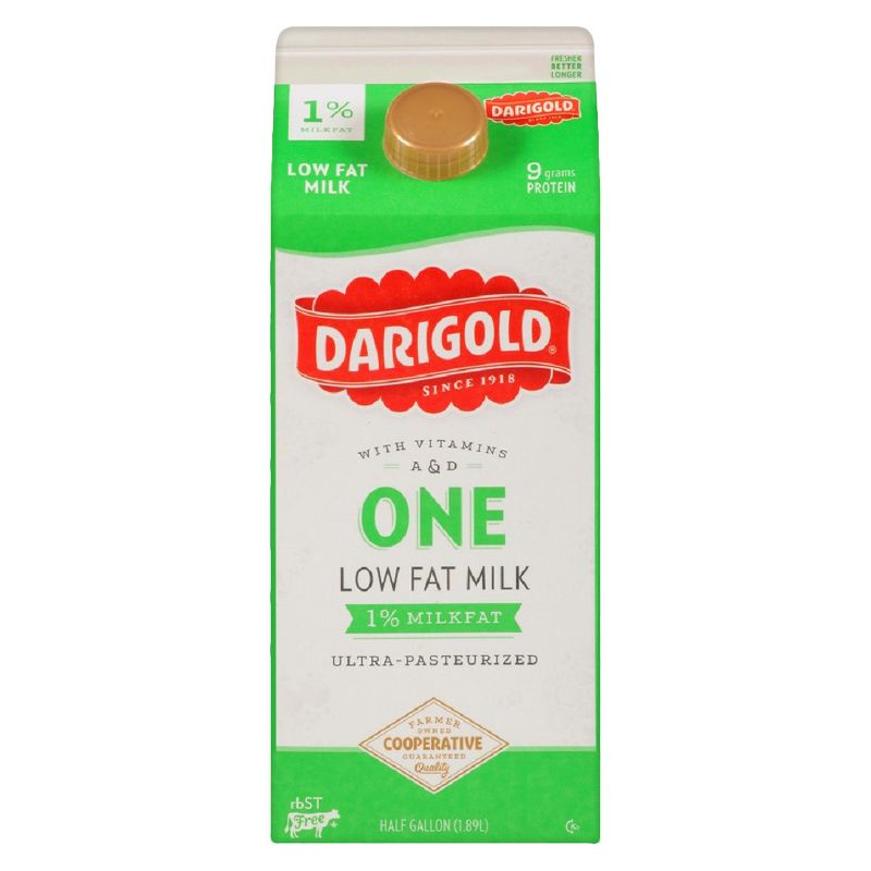 Darigold 1% Milk - 0.5gal
