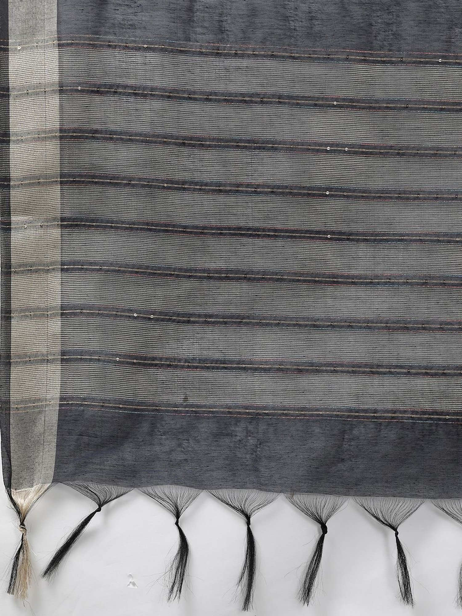 Indo Era Navy Embellished Dupatta