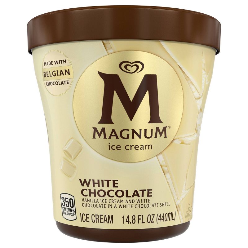 Magnum Tub White Chocolate Vanilla Ice Cream - 14.8oz