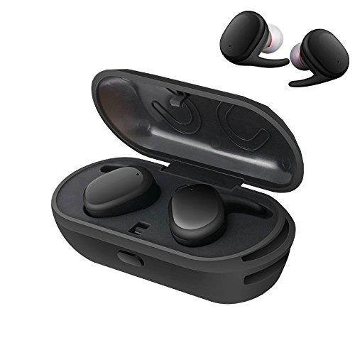 Mini Stealth Stereo Wireless Bluetooth Dual Earphones Headphones With Charging Box