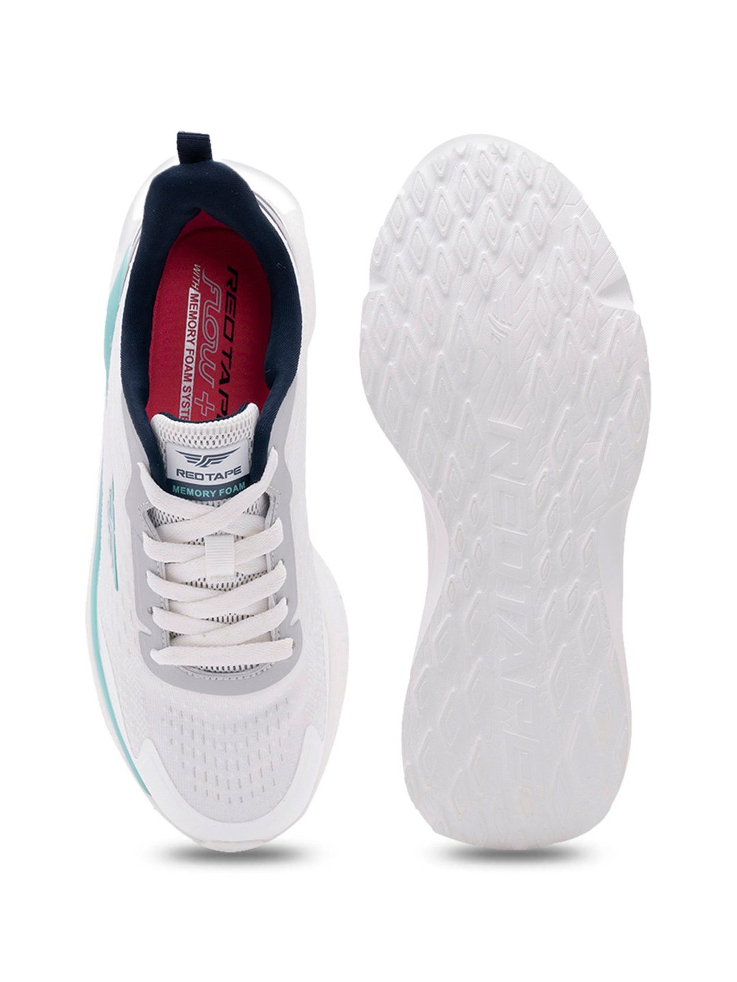 Red Tape Women's White Running Shoes