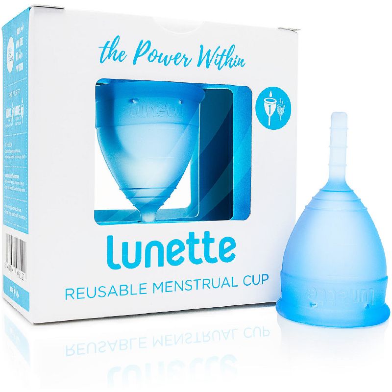 Lunette Reusable Menstrual Cup - Blue Model 1