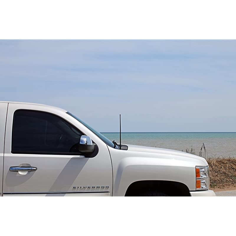 17 Inch AllTerrain Flexible Rubber Antenna is Compatible with Ford F250 Super Duty 19992016 Spring Steel Internal Core