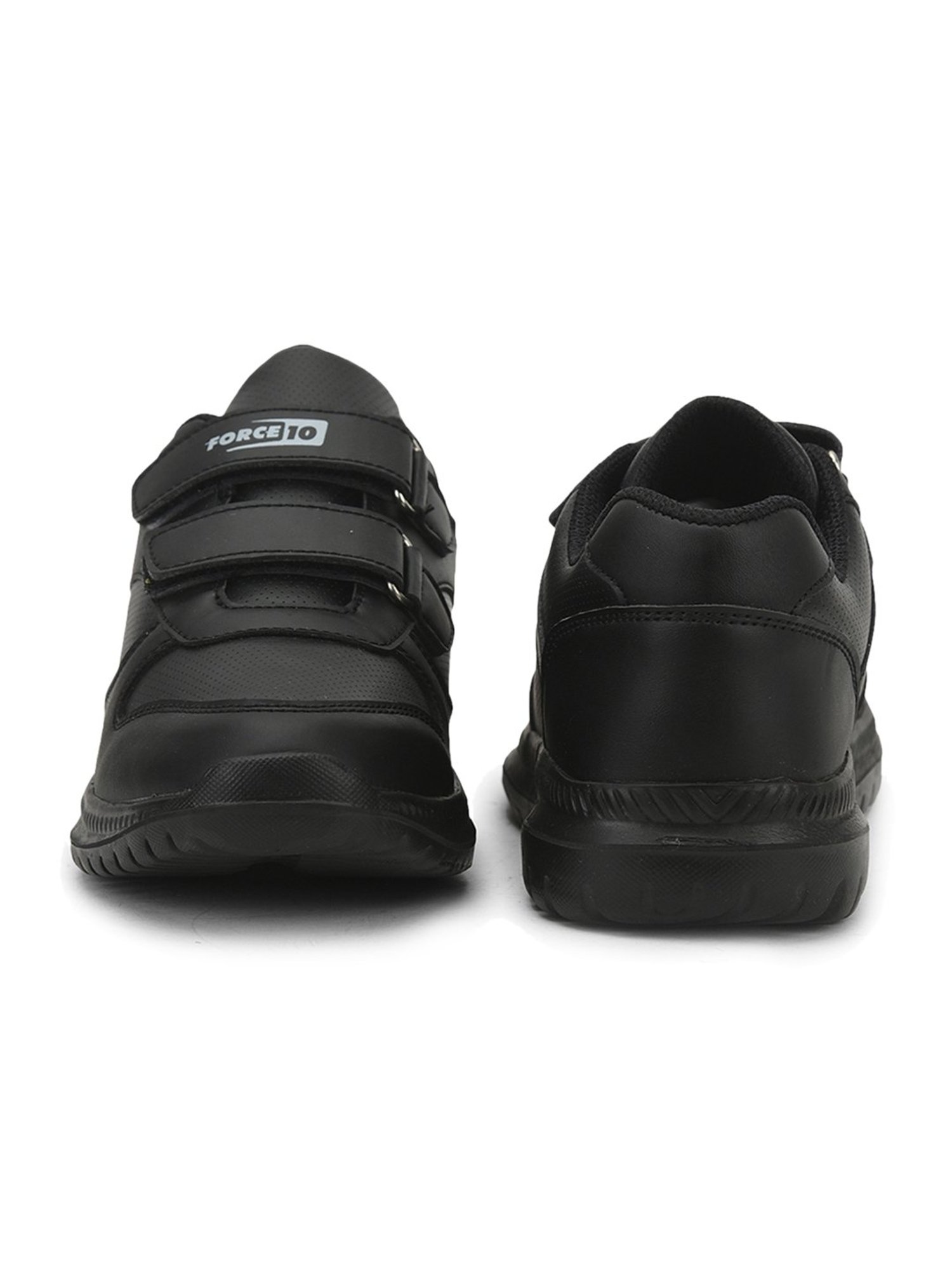Force 10 By Liberty Kids Black Velcro Shoes