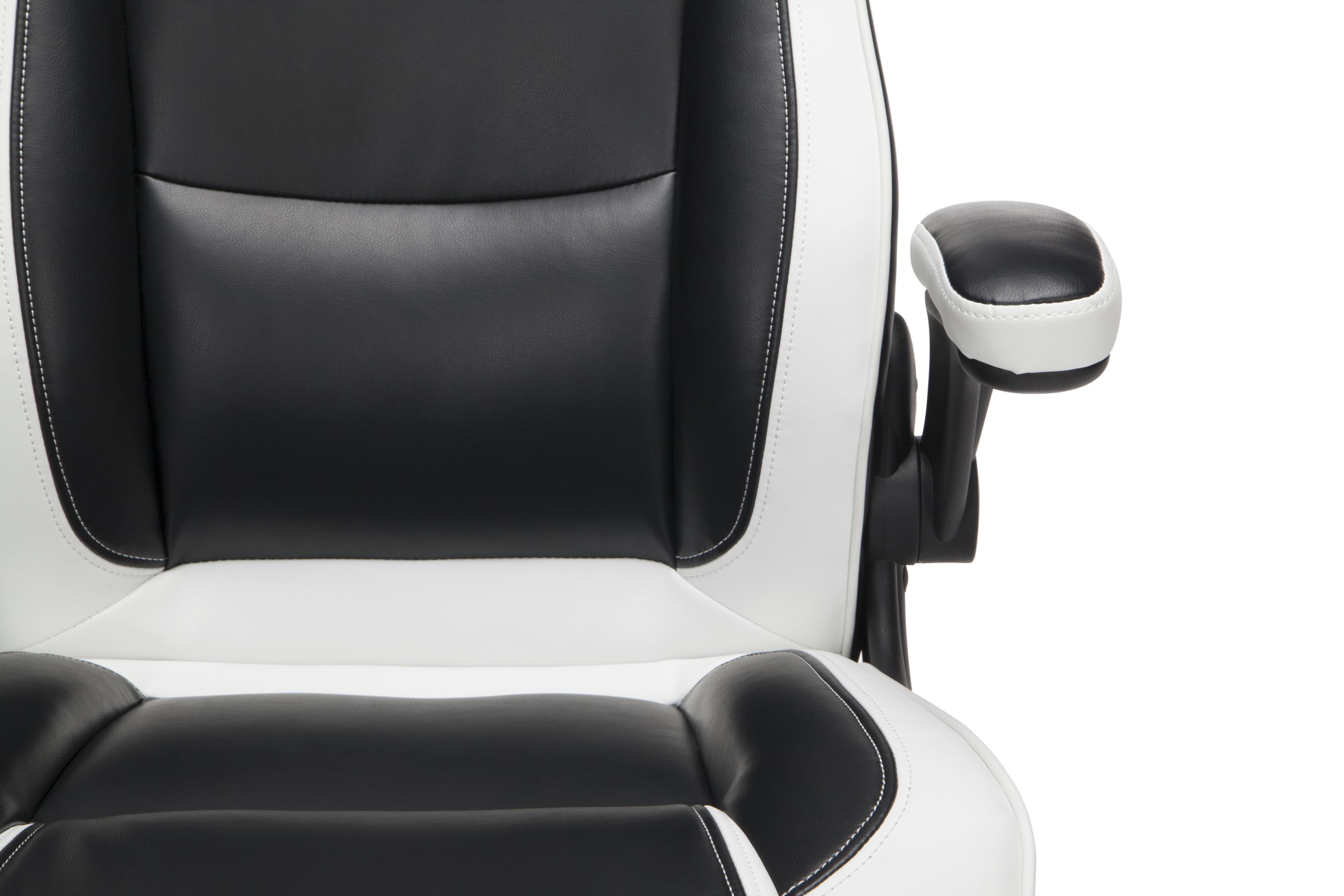 RESPAWN-800 Racing Style Gaming Rocker Chair, Rocking Gaming Chair, in Blue (RSP-800-BLK-BLU)