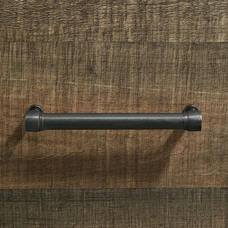 4pc Full Beckett Bookcase Panel Bedroom Set with Bluetooth Walnut - Picket House Furnishings