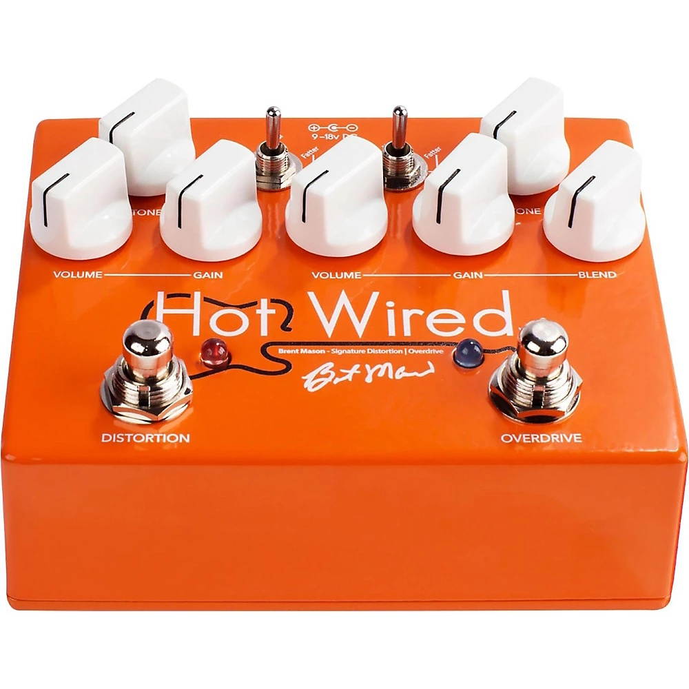 Wampler Hot Wired V2 Brent Mason Signature Overdrive Distortion Pedal
