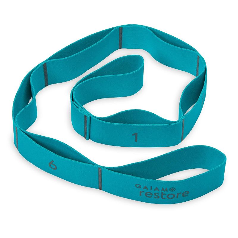 Gaiam Restore Resistance Band Stretch Strap - Teal