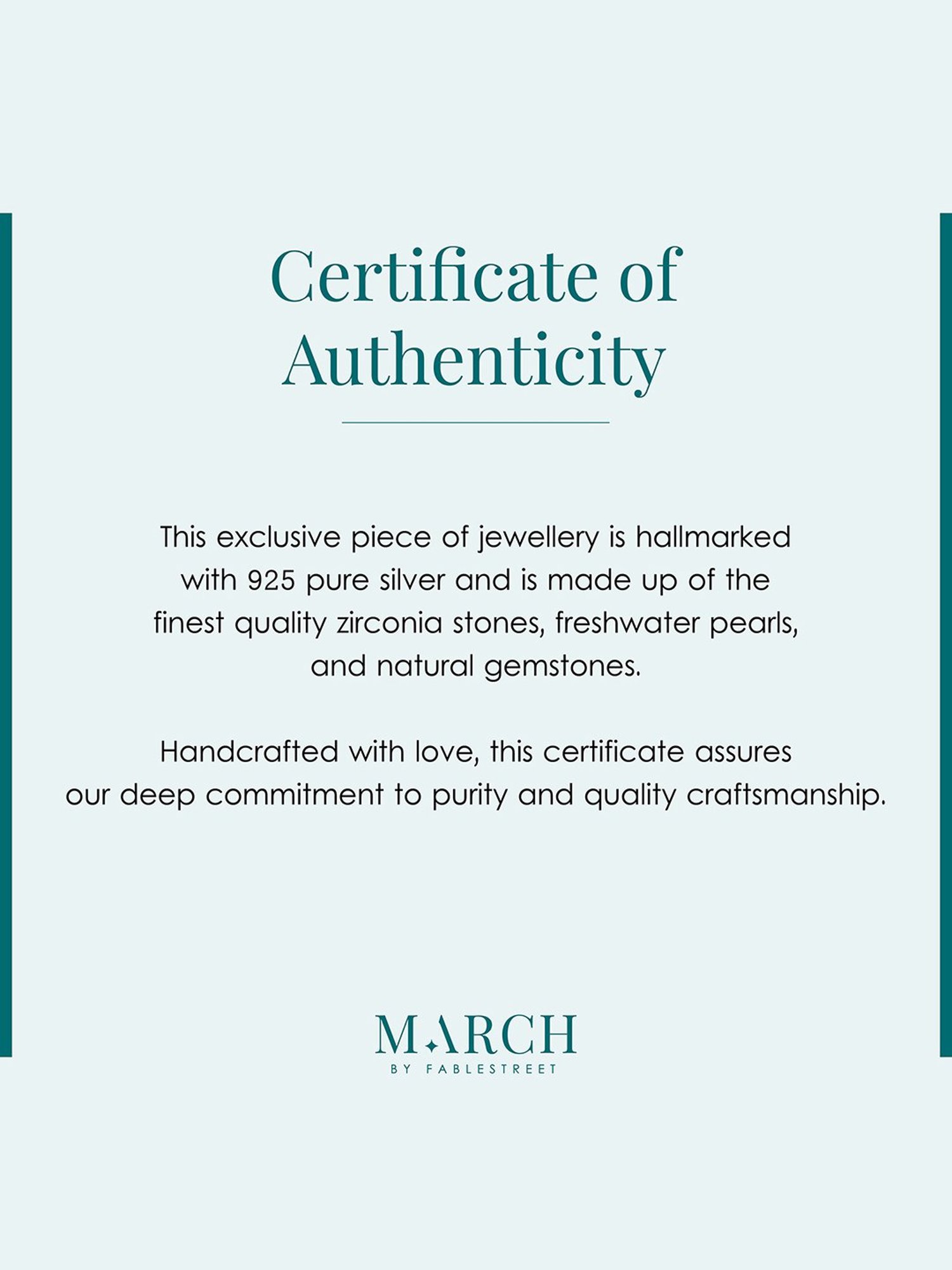 March by FableStreet 92.5 Sterling Silver Elegant Mangalsutra for Women