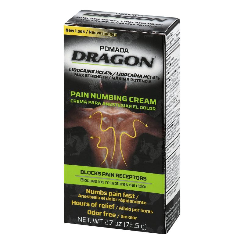 Dragon Cream External Analgesic with Lidocaine - 2.7oz
