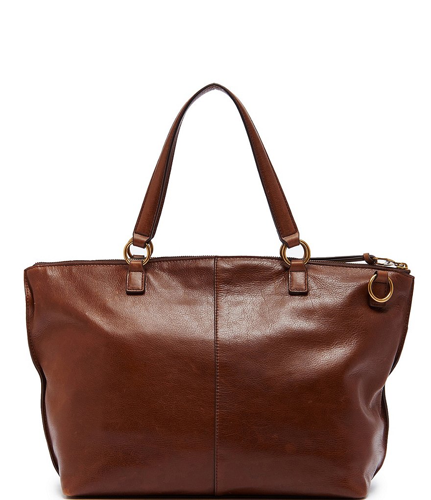 Margot Antique Leather Top Zip Satchel Bag