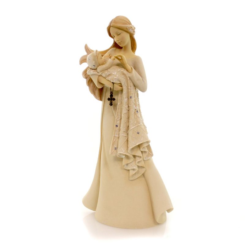 Foundations Christening Figurine Baby Mother Religious  -  Decorative Figurines