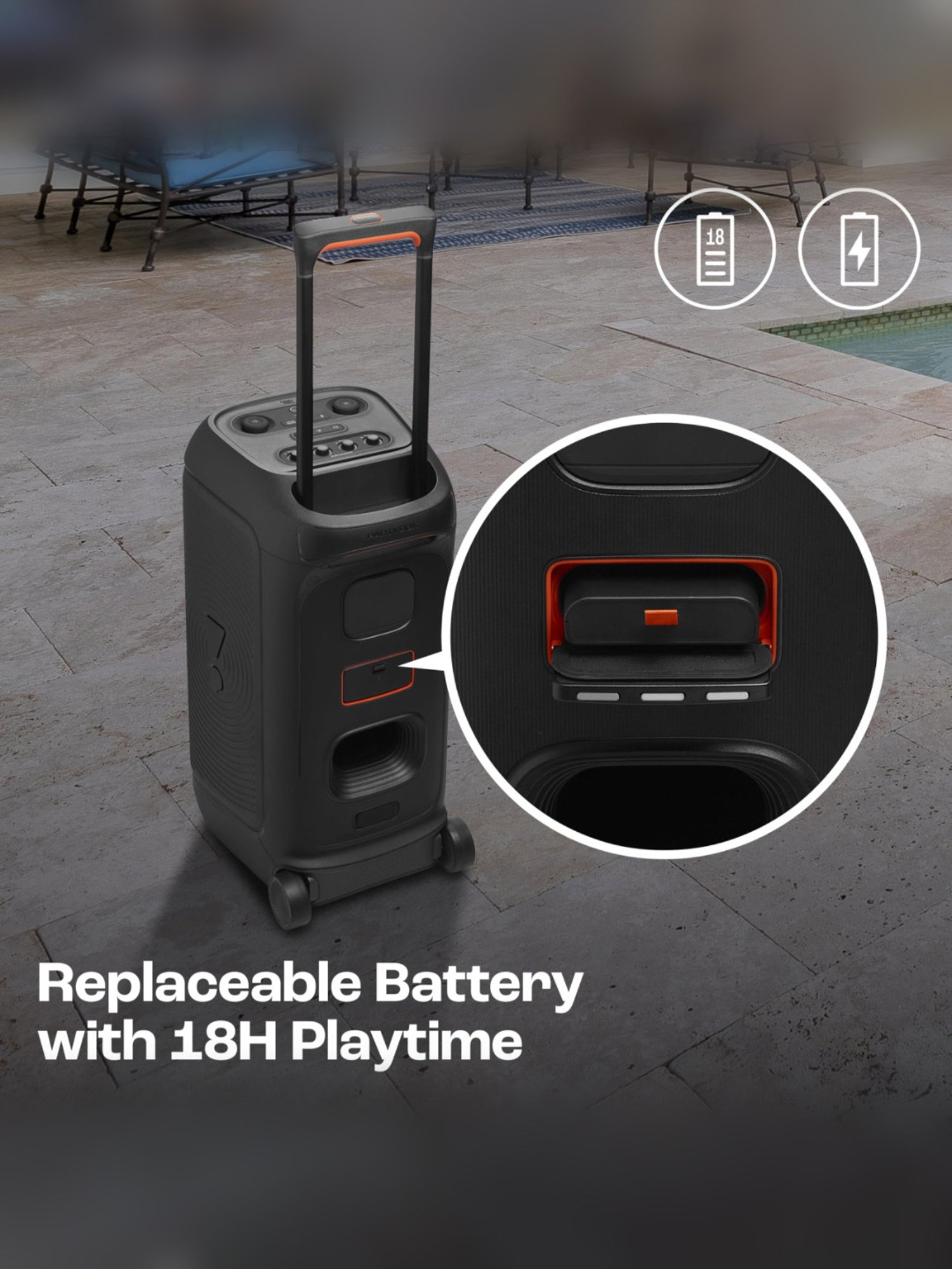 I Kall IK005 Bluetooth Tower Speaker (Brown)