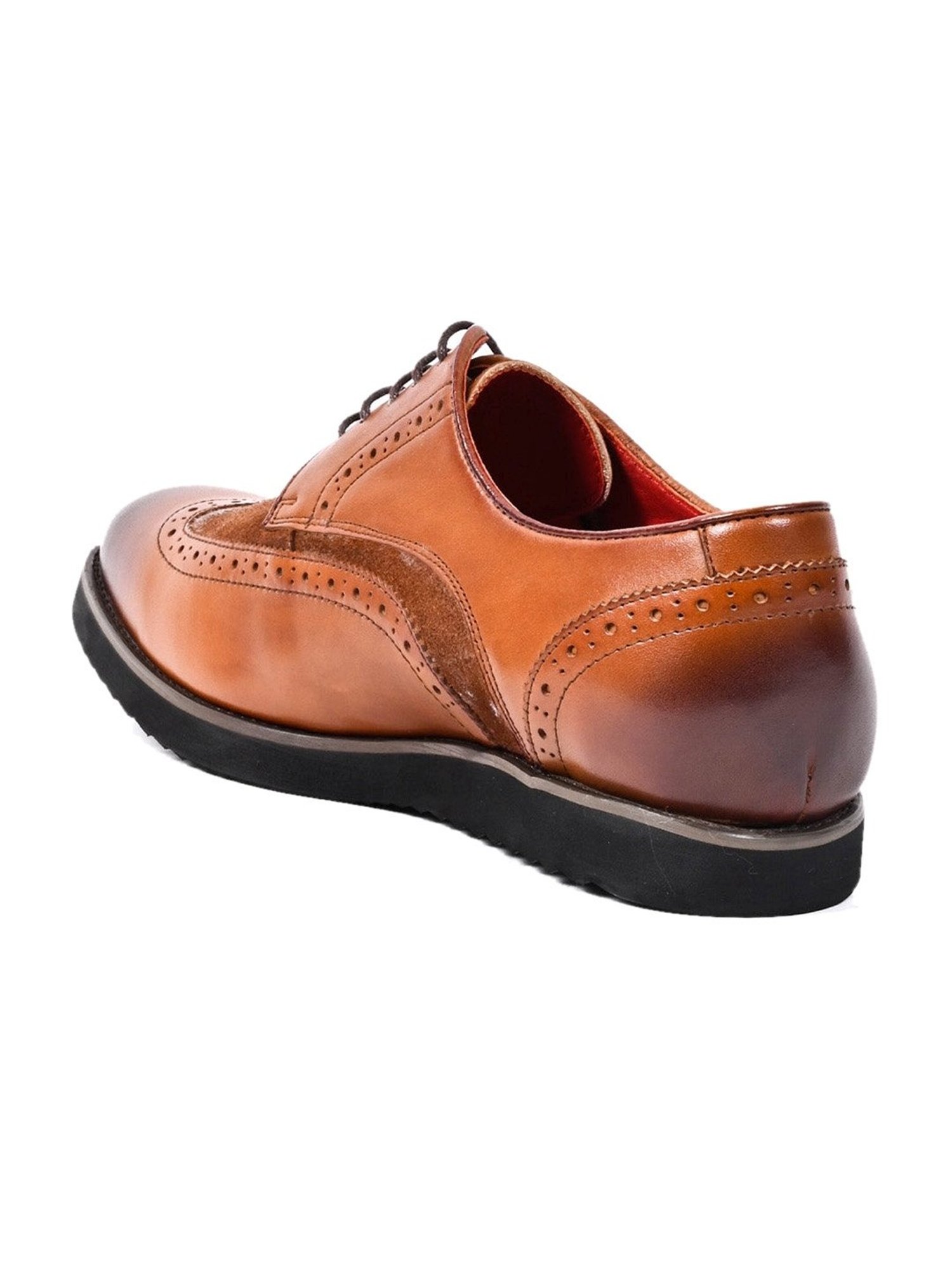 Cobblerz Men's Tan Derby Shoes