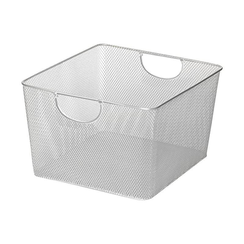 Mesh Open Bin Storage Basket Organizer for Fruits, Vegetables, Pantry Items Toys, Etc.