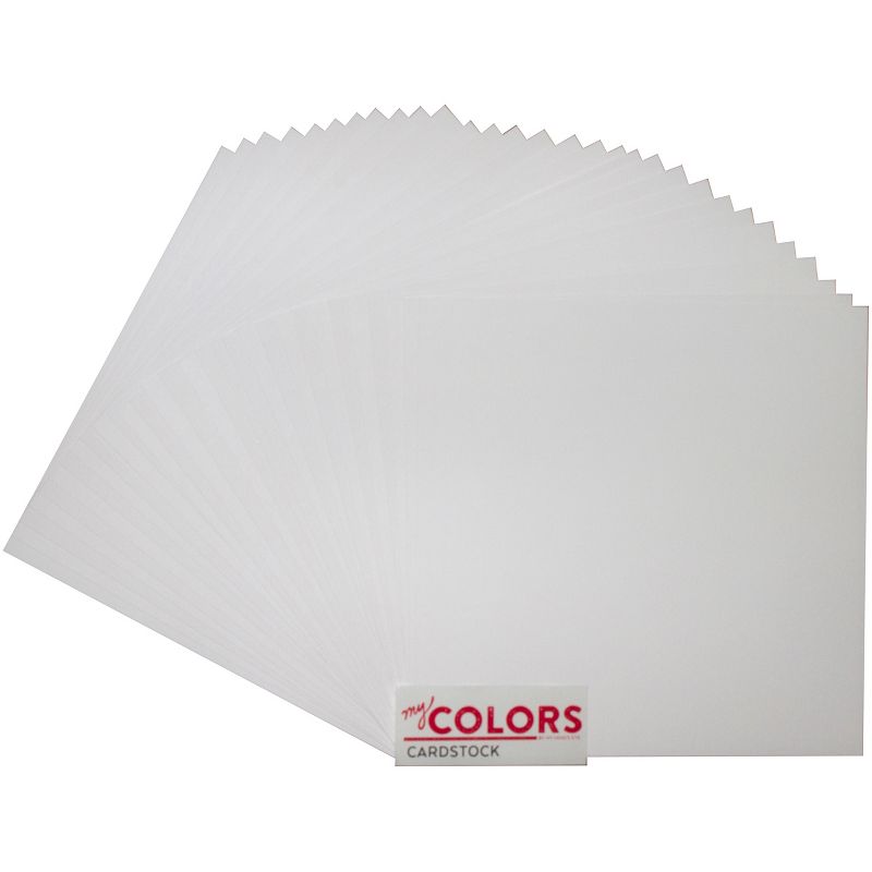 My Colors Classic Cardstock Bundle 12"X12" 30/Pkg-White