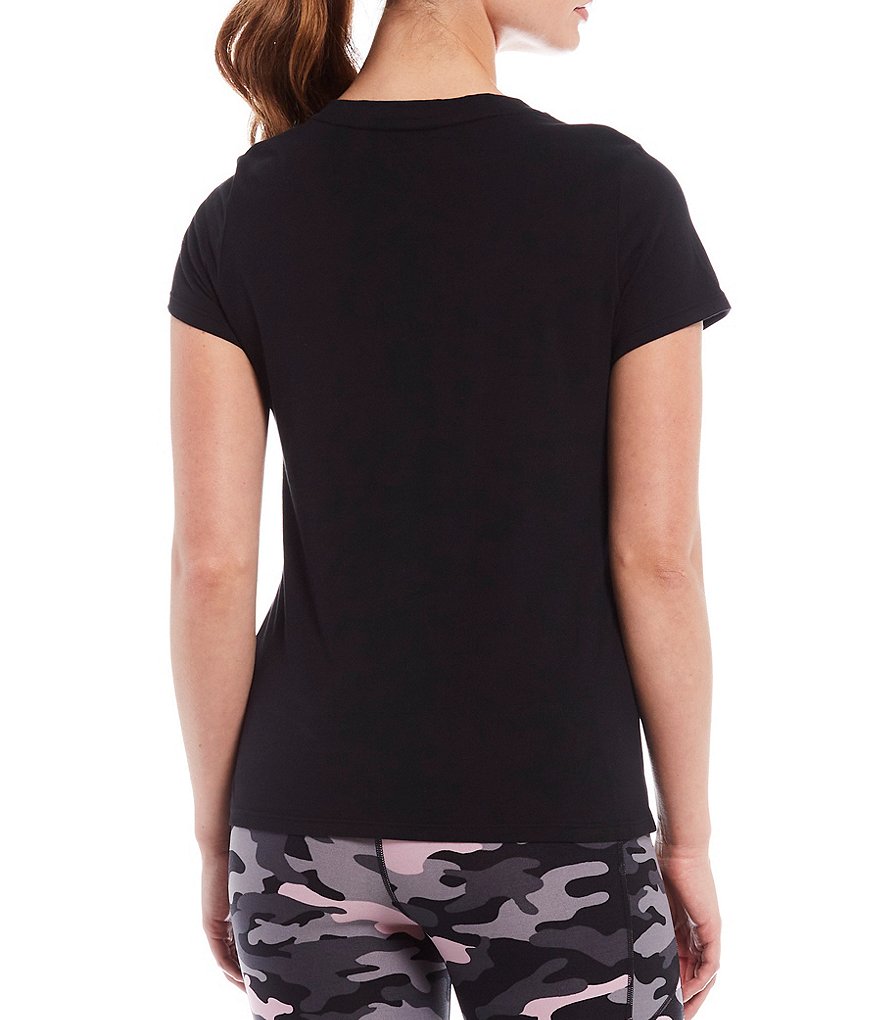 Calvin Klein Performance Logo Patch Short Sleeve V-Neck Tee