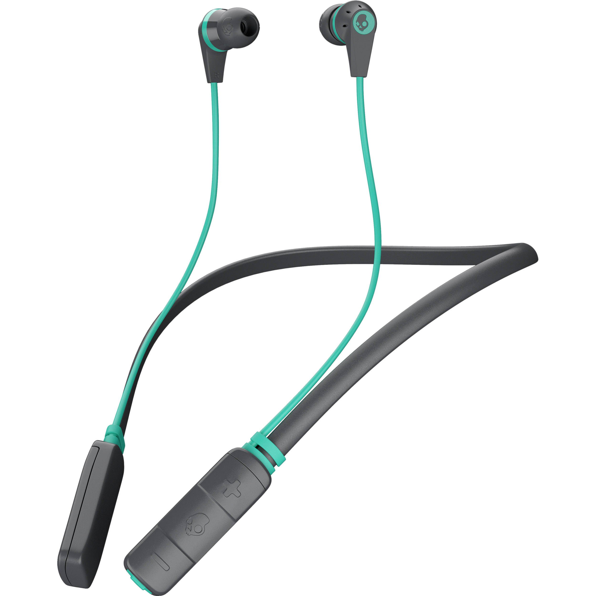 Skullcandy  S2IKW-L682  Ink'd Wireless Bluetooth In-Ear Headphones (Gray/Miami)