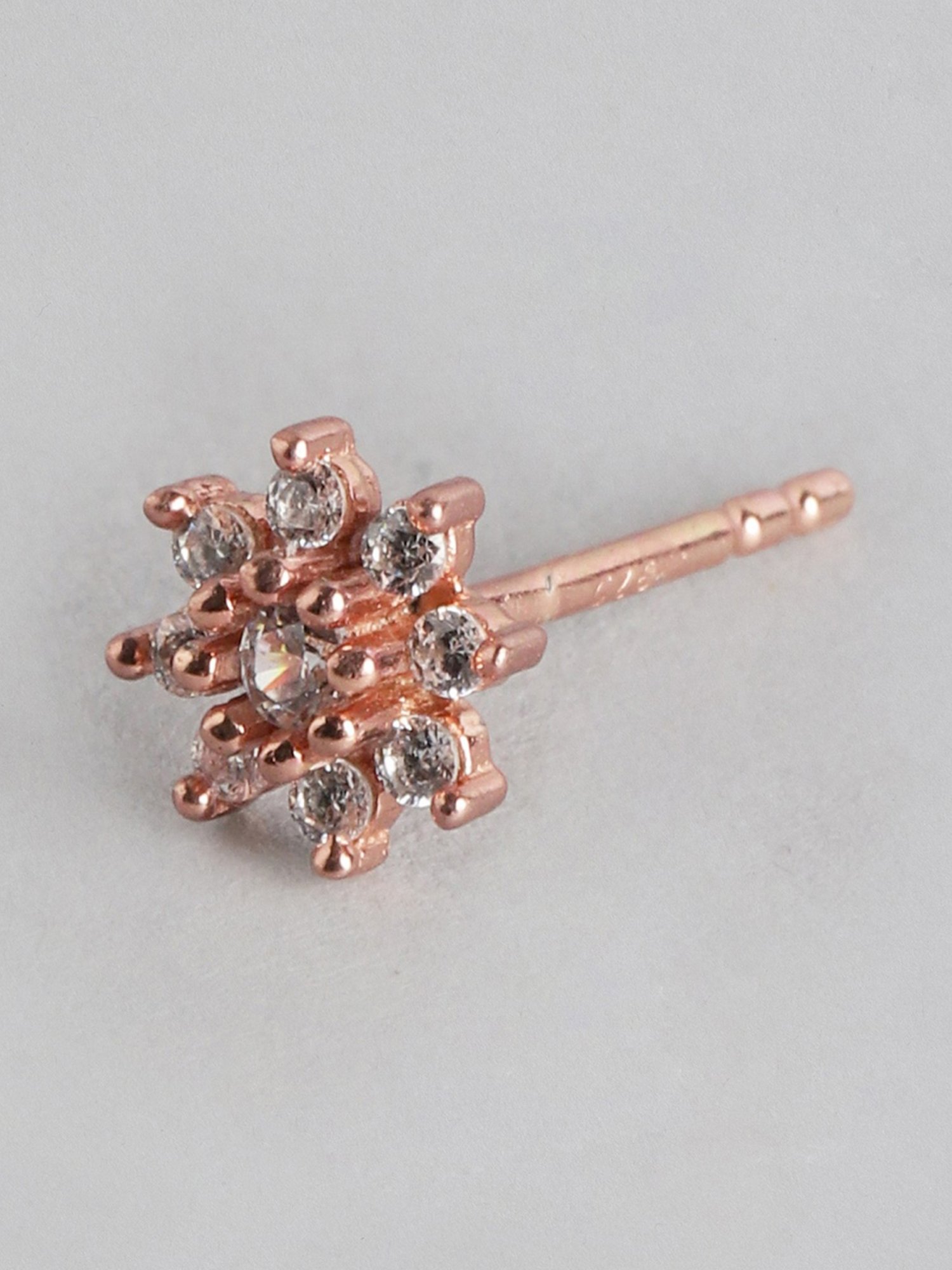 Zavya Nakshatra Floral Dual Color 92.5 Sterling Silver Stud - Set of 2