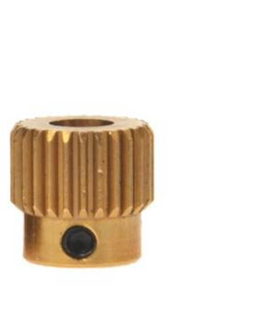 6PCS 26 TEETH Brass 3D Printer Extrusion Wheel Special Brass Wire Feed Wheel Gear