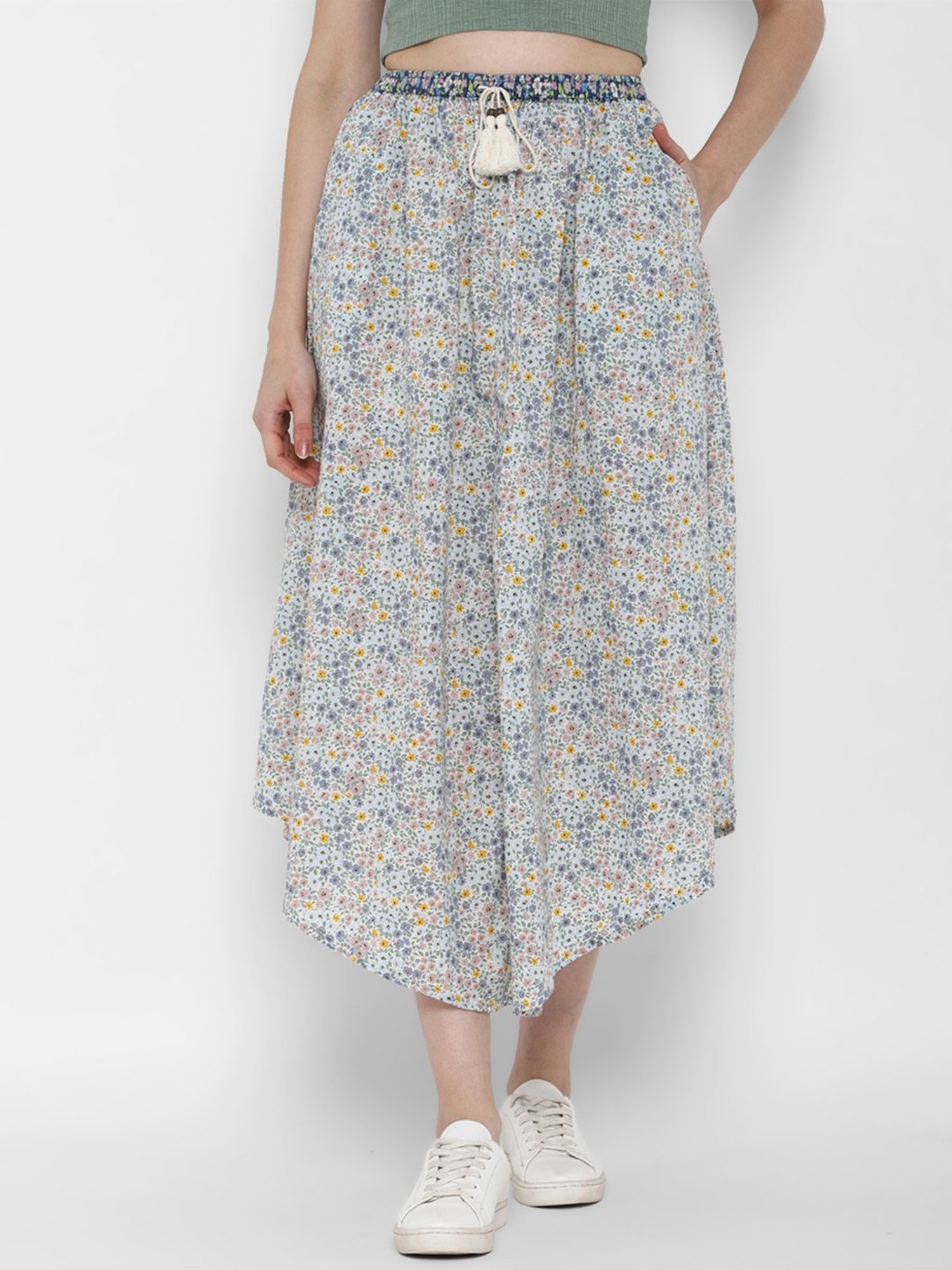 American Eagle Outfitters Multicolor Floral Print Skirt