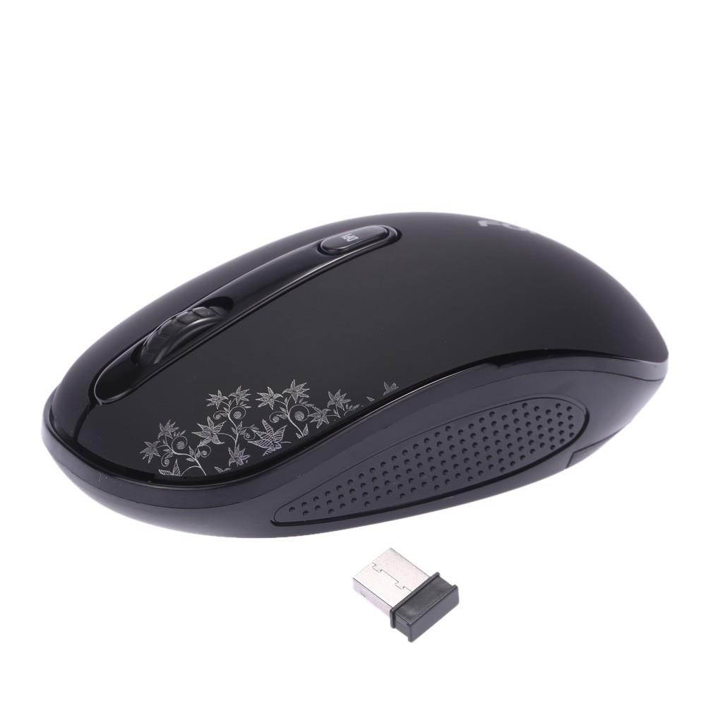 FOREV 2.4G Wireless Ergonomic Mobile Optical Power Saving Mouse Cordless Mice 1600 DPI High Precision with USB Receiver for Mac Laptop Notebook PC Desktop Computer