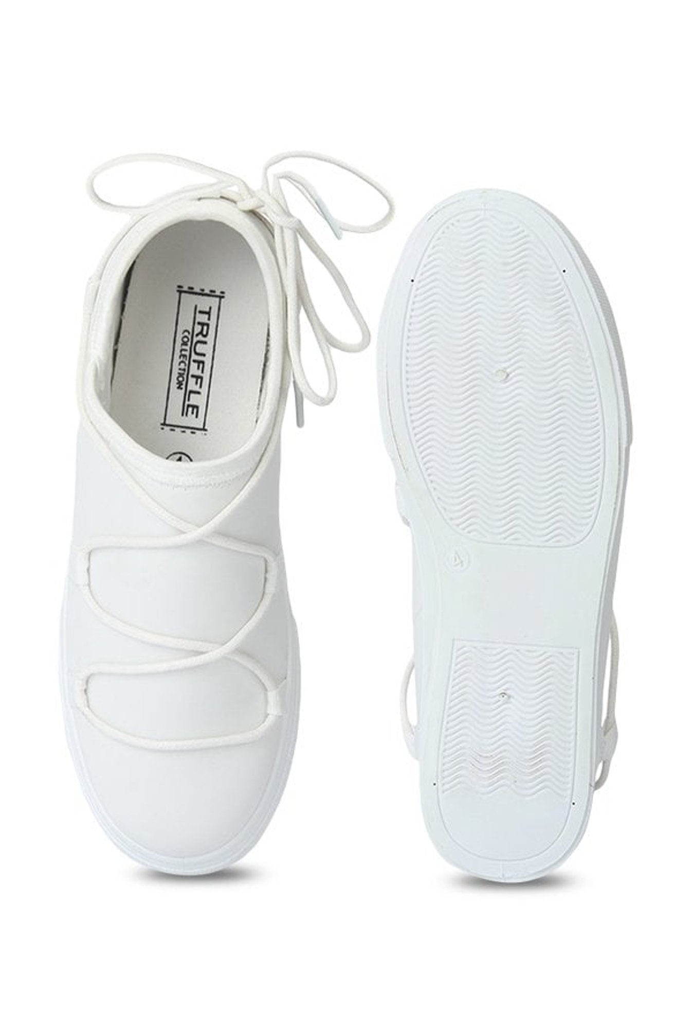 Truffle Collection White Casual Sneakers