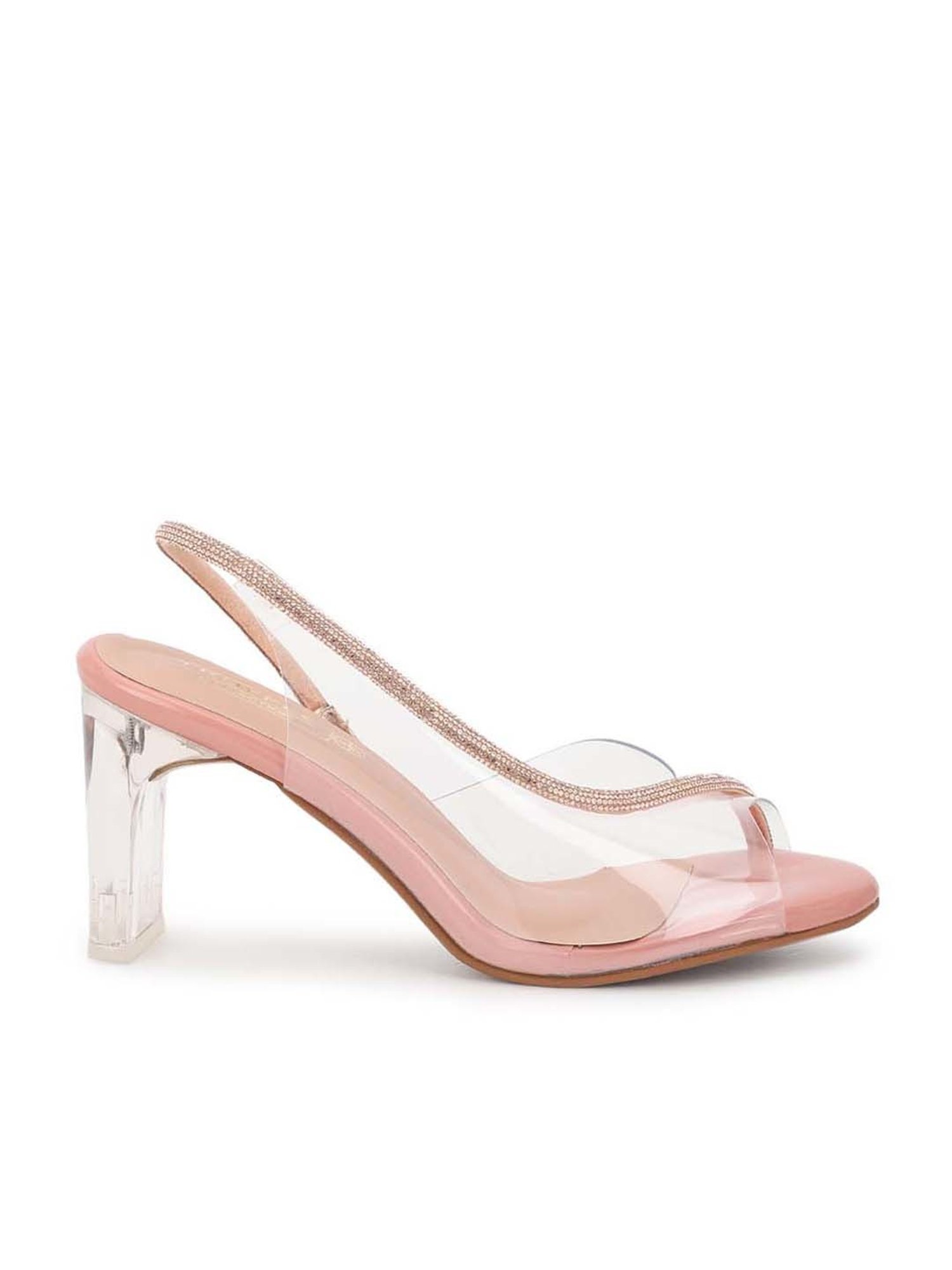 Truffle Collection Women's Nude Sling Back Sandals