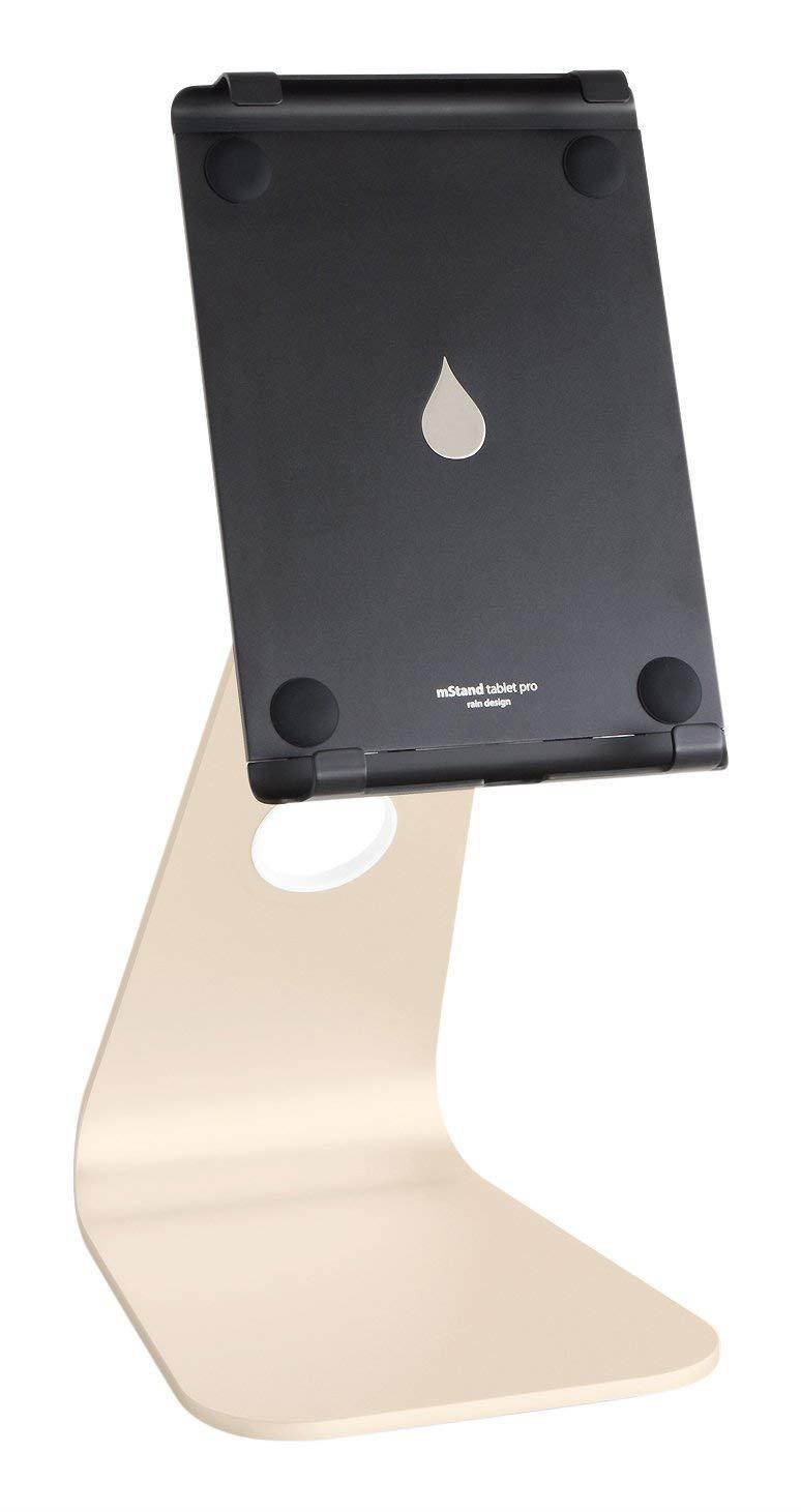Rain Design mStand iPad/iPhone Stand Series - mStand Tabletpro 9.7" and 10.5" (iPad Pro/Air), Gold