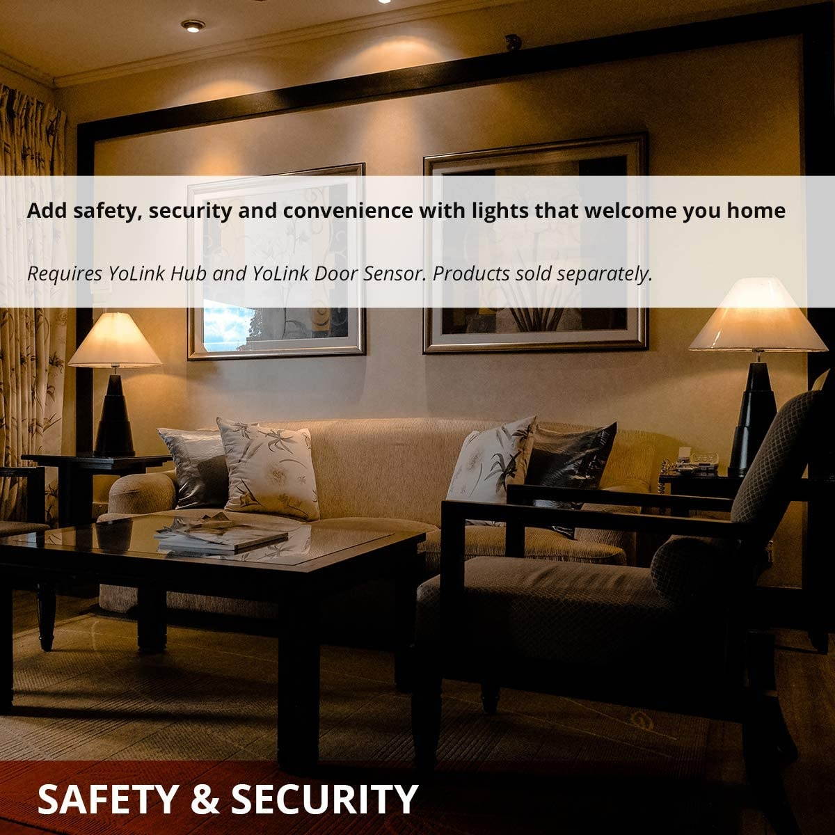 YoLink Power Strip, 1/4 Mile World's Longest Range Smart Power Strip Work w/Alexa Google Assistant IFTTT, Surge Protector Plugs 4 USB Charging Ports 4 AC Plugs for Multi Outlets - YoLink Hub Required