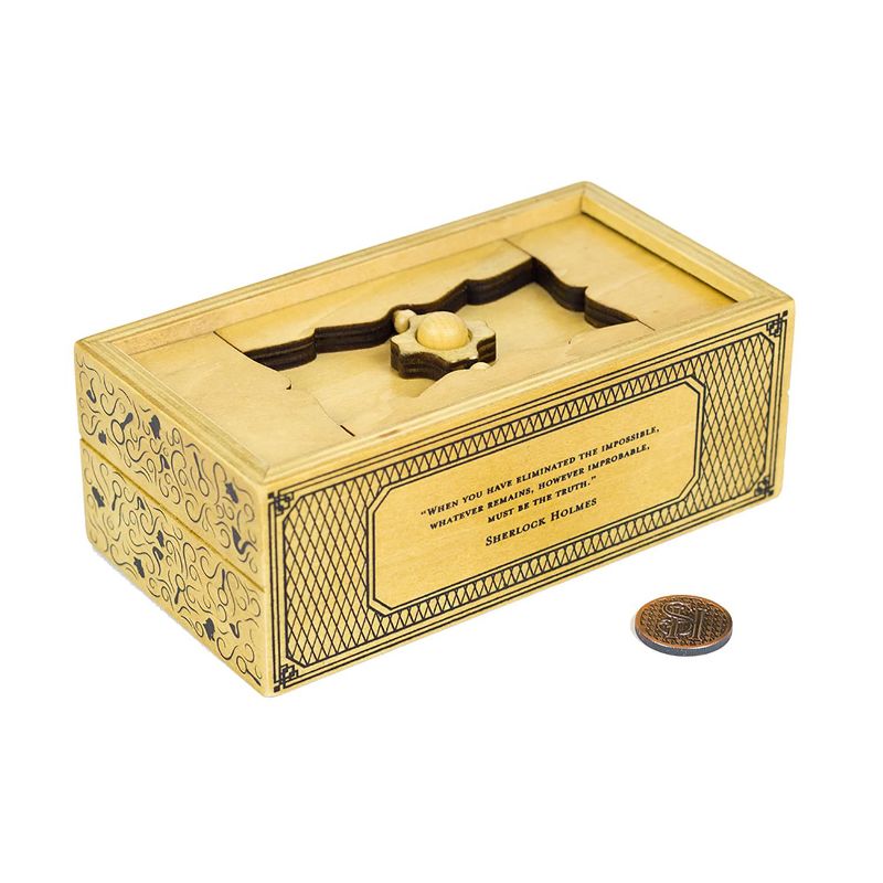 Professor Puzzle USA, Inc. Sherlock Holmes The Case of the Treasury Safe 3D Brain Teaser Puzzle