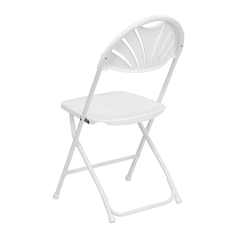 Plastic Folding Chair White - Riverstone Furniture Collection