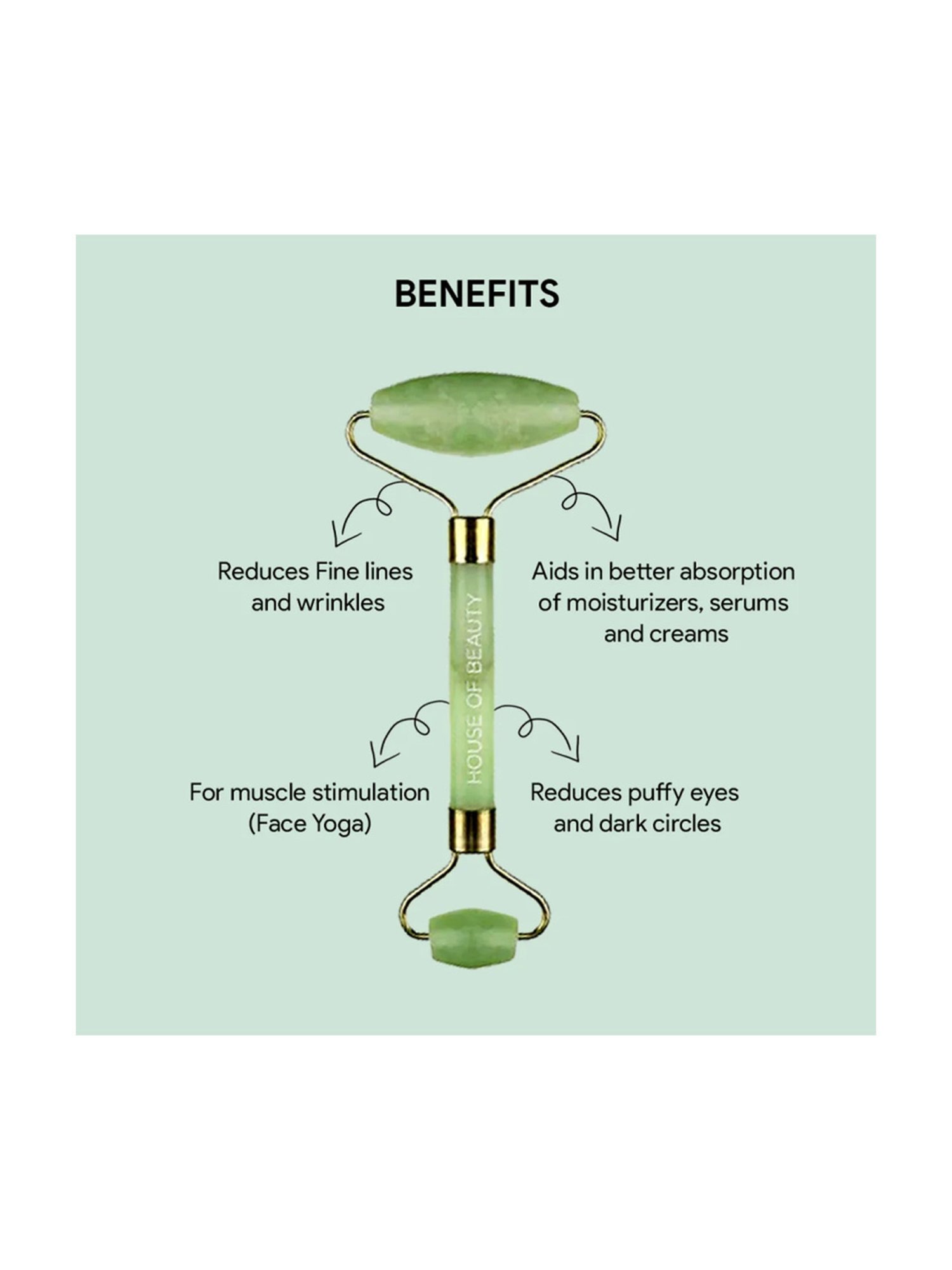 House of Beauty Jade Roller Kit