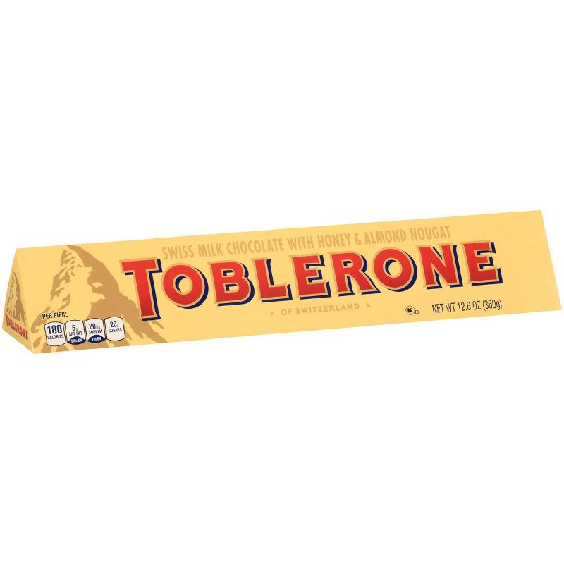 TOBLERONE Swiss Milk Chocolate Candy Bar - 12.6oz