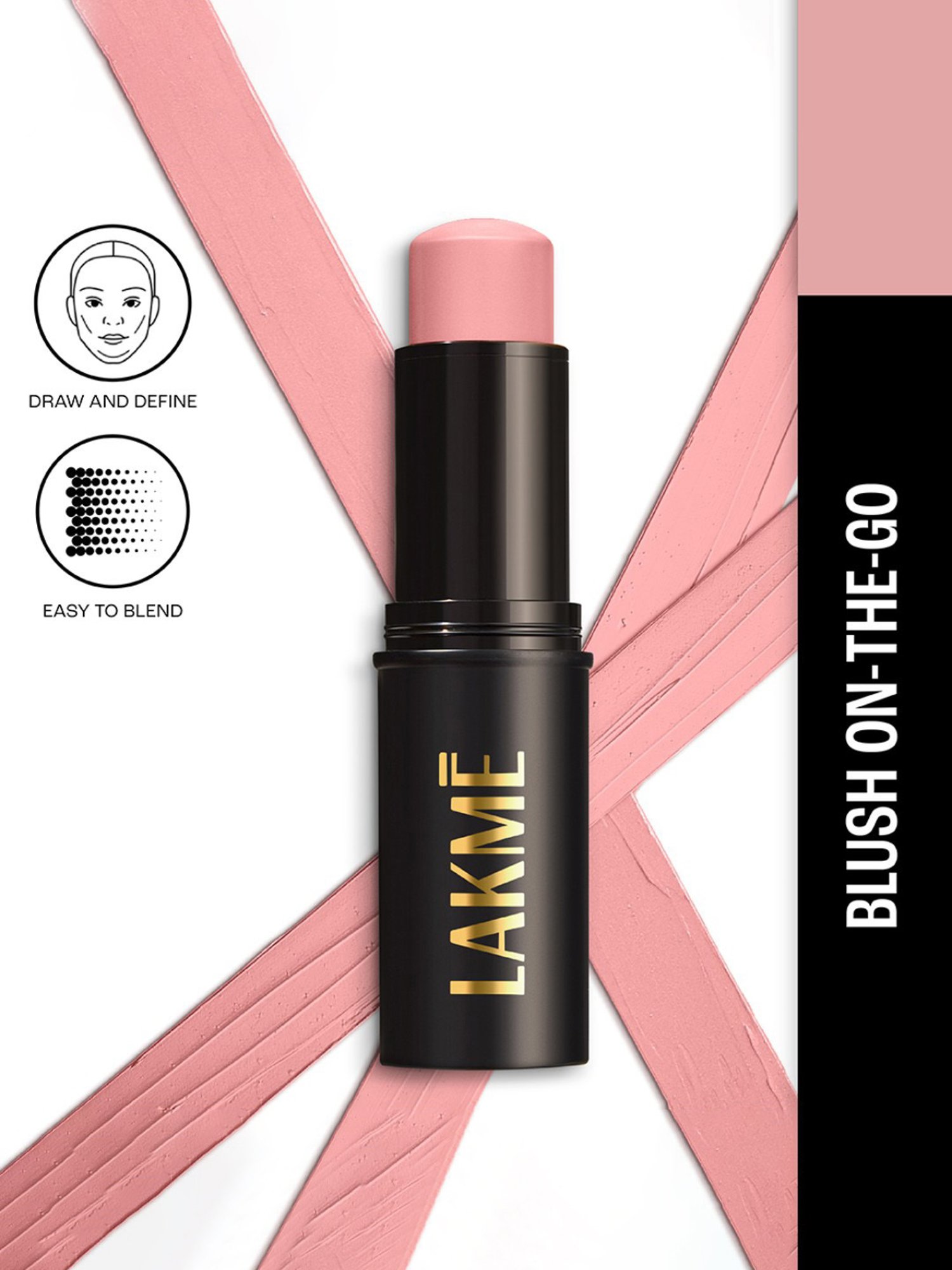 Lakme Facelift Multislayer Blush Stick Pink Powerhouse - 13 gm