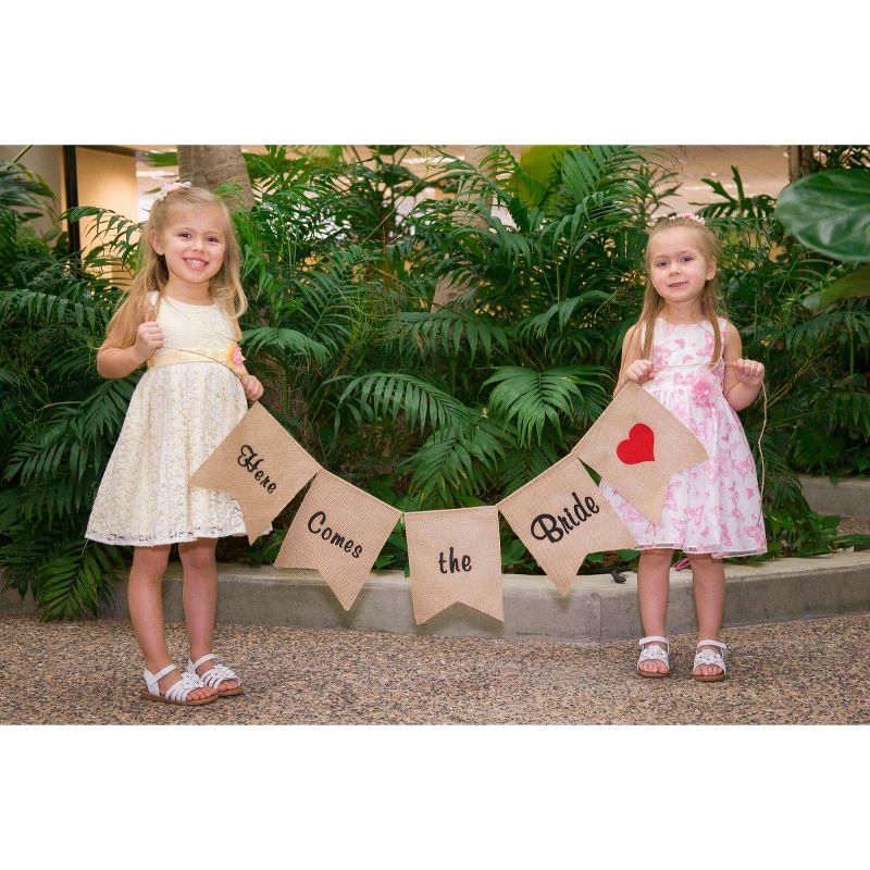 "Here Comes The Bride" Wedding Party Decoration