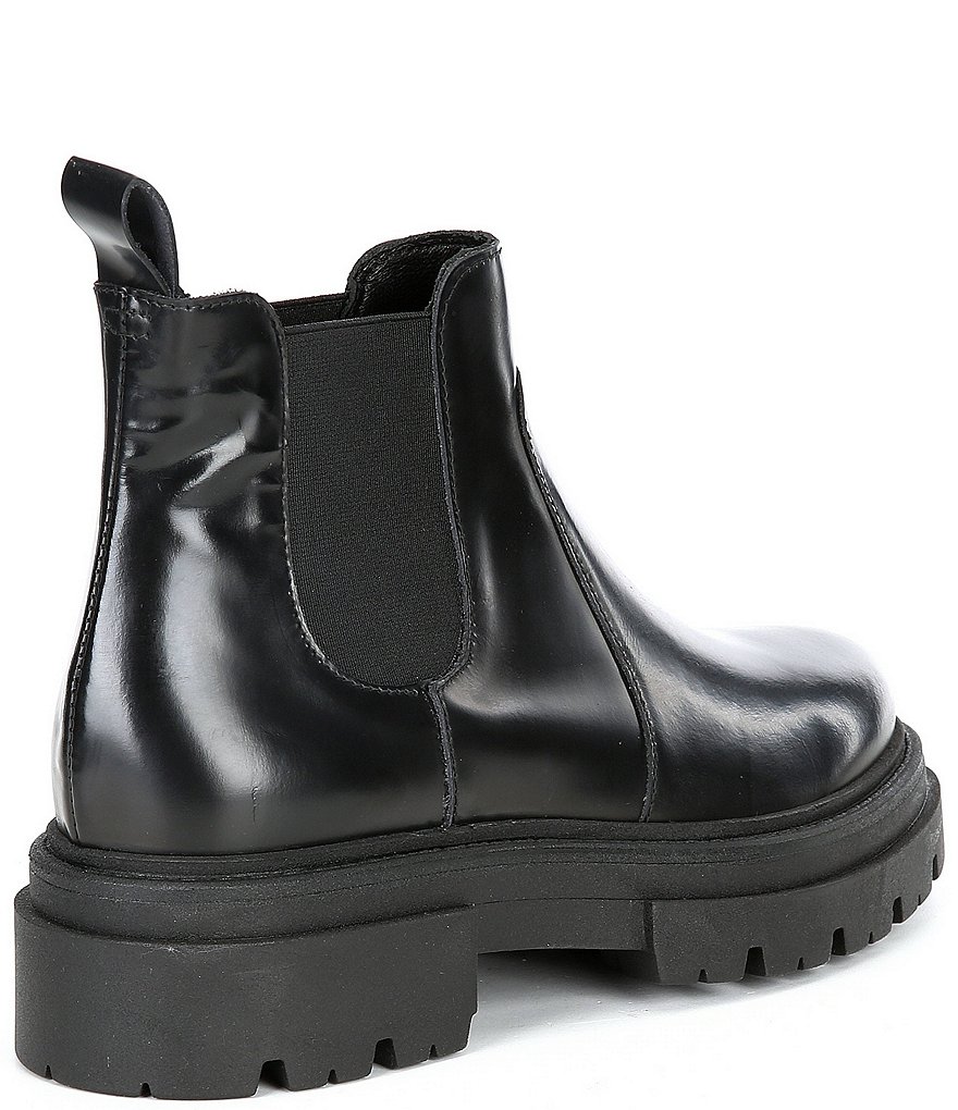 Free People Lola Leather Lug Sole Chelsea Booties