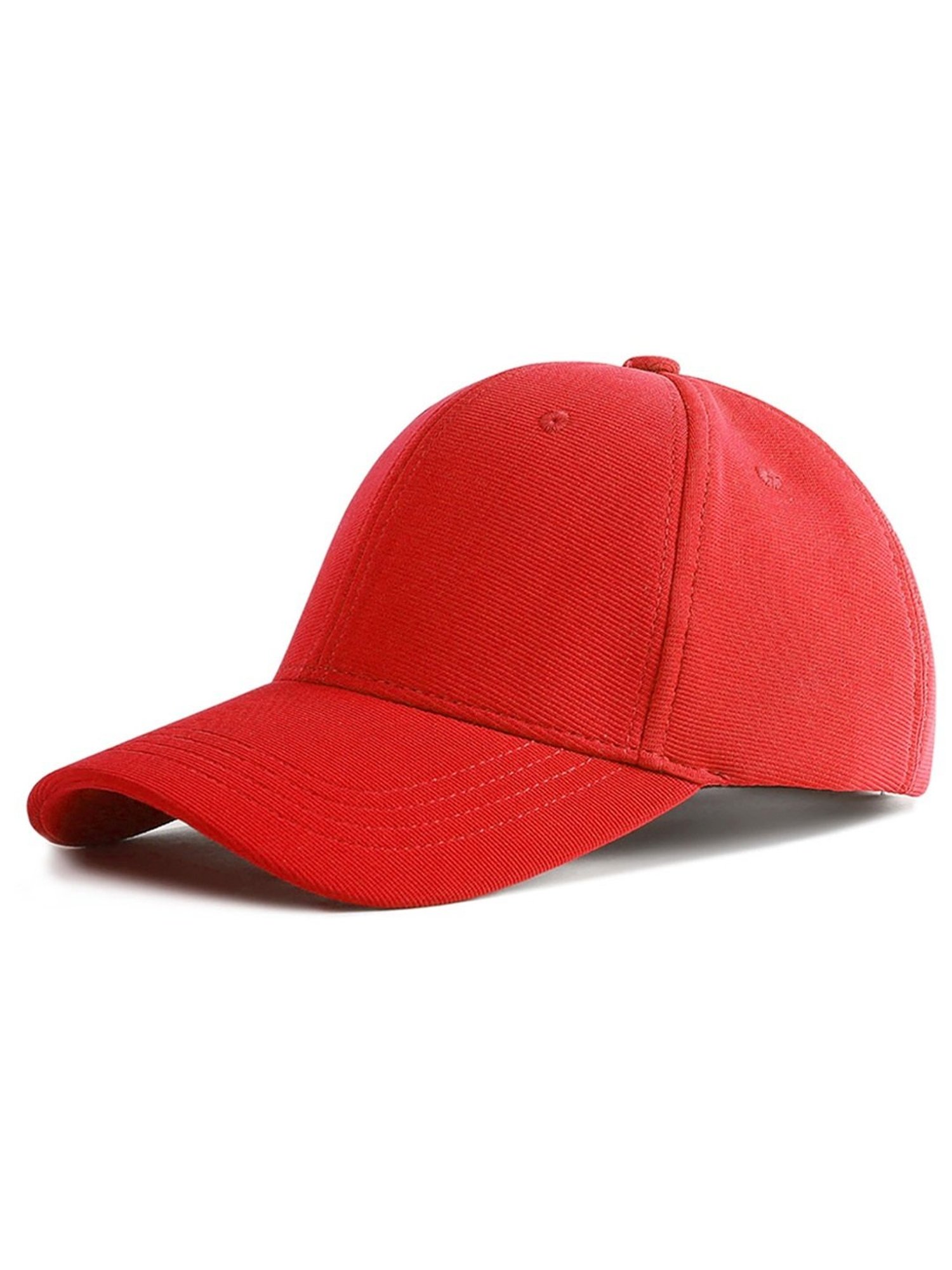 Omtex Unisex Polo Polyester Cap (Ruby Red) Size - Free Size