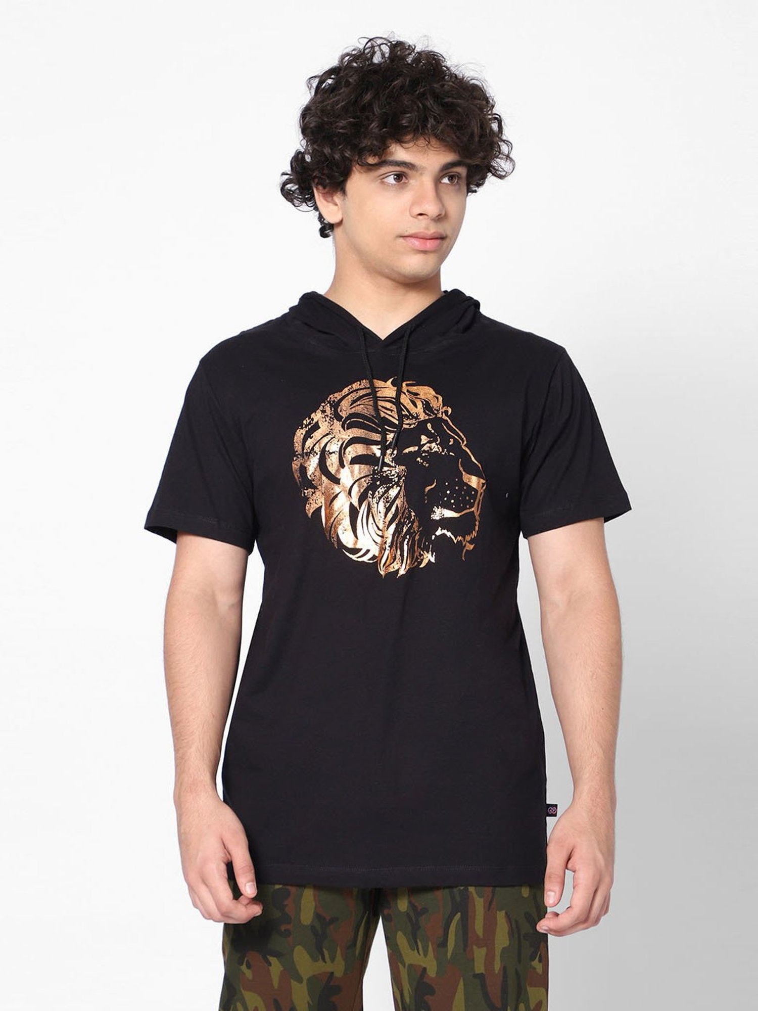 TeenTrums Boys Black Printed Sweatshirt