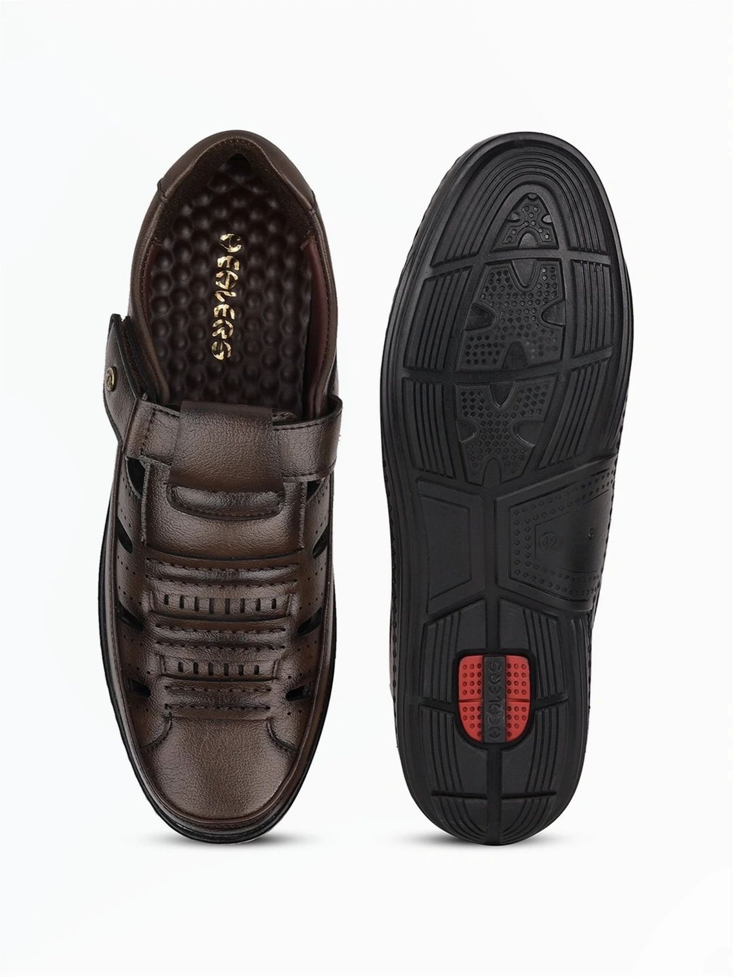 Healers by Liberty Men's Brown Fisherman Sandals