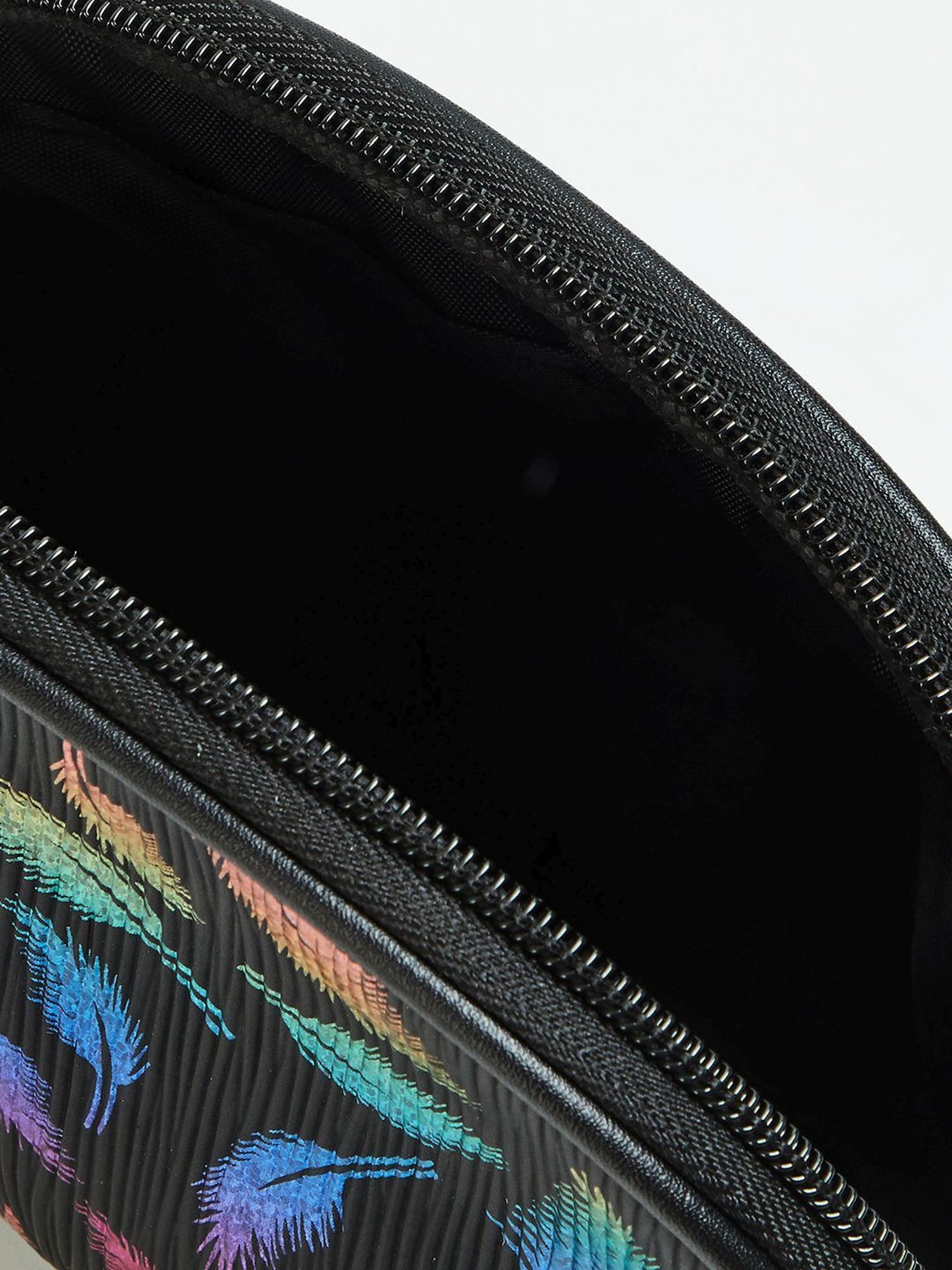 Ginger by Lifestyle Black & Pink Printed Free Size Toiletry Pouch