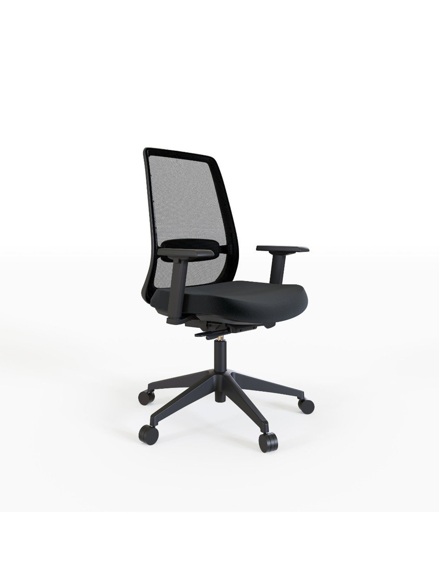 Durian Chaste Black Fabric Executive Chair