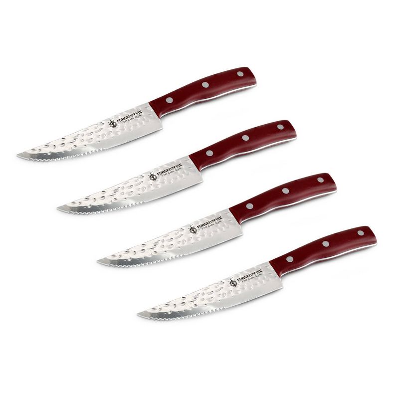 Forged in Fire 4pc Jumbo Steak Knife Set