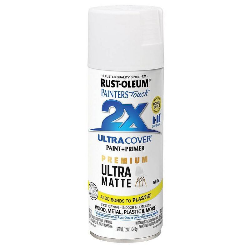 Rust-Oleum Ultra Cover 2X Matte Spray White